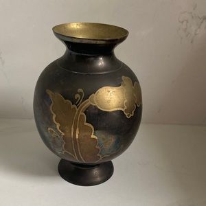 Decorative Brass Vintage Vase